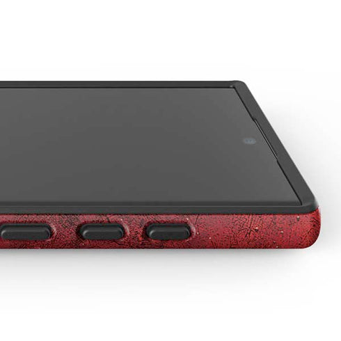 Marvel Deadpool Legacy Deadpool Red Poster Galaxy S25 Ultra Impact Case